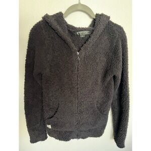 Barefoot Dreams Black Zip Up Hoodie